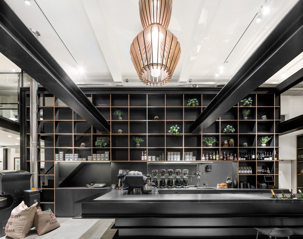 Modern Bar Setup